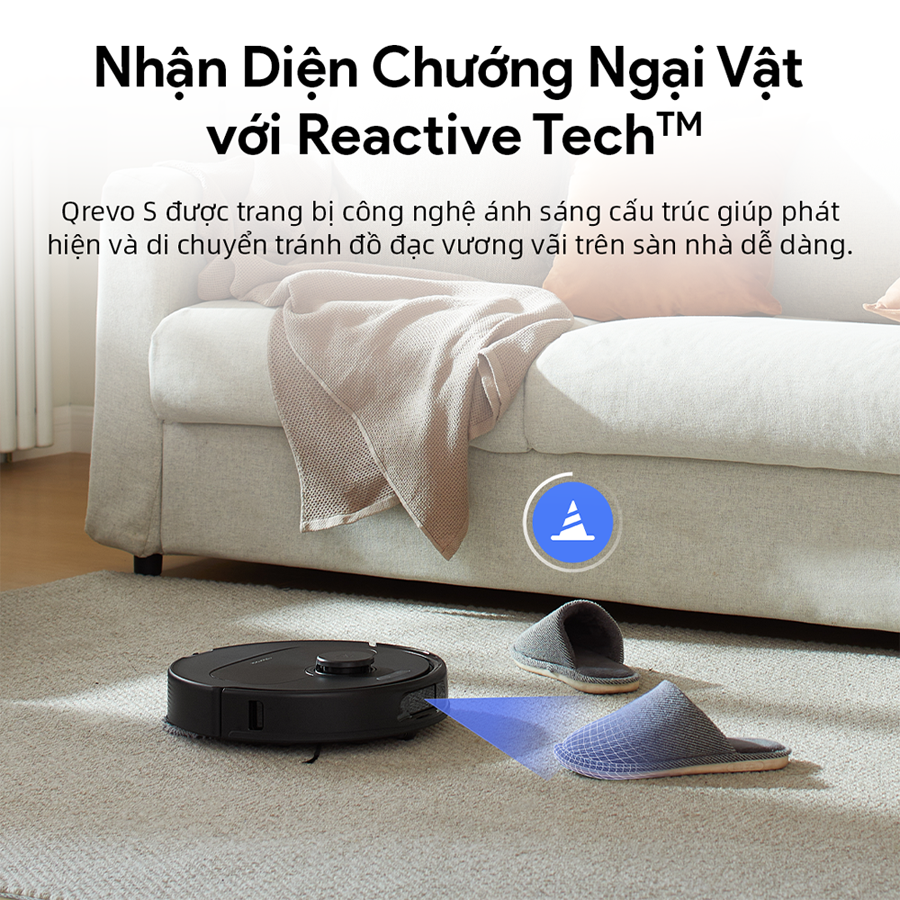 Robot hút bụi lau sàn Roborock Qrevo S