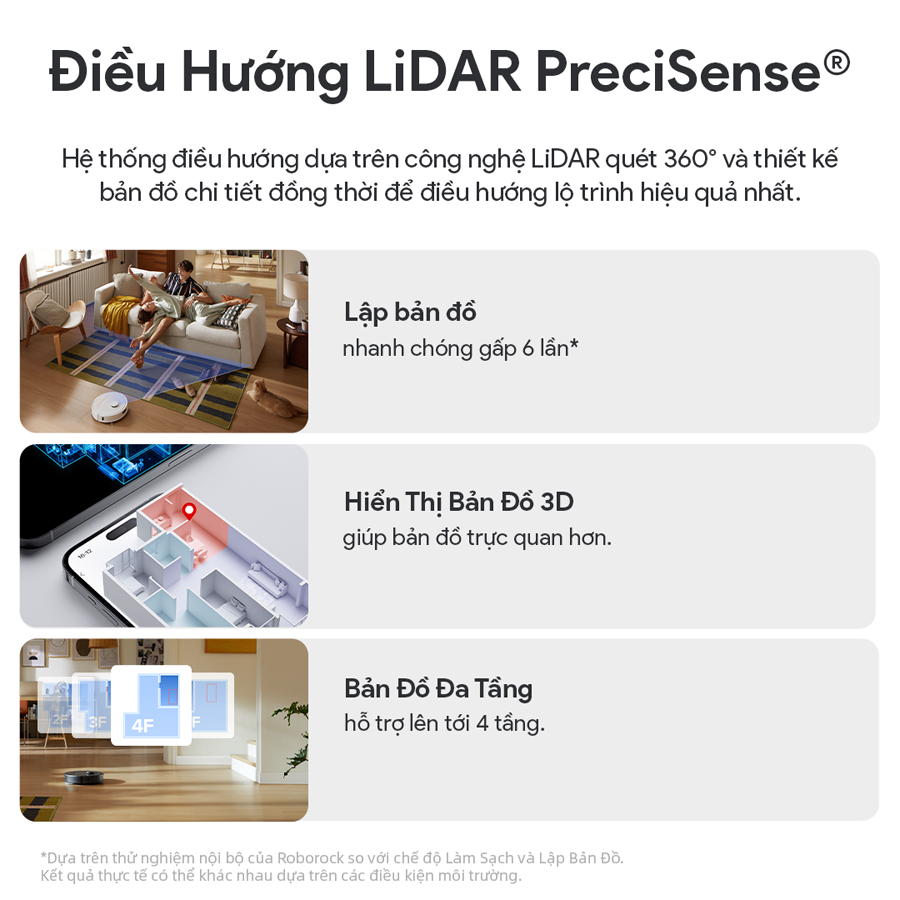 Robot hút bụi lau sàn Roborock Qrevo S